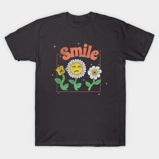 Funny Smile Flower T-Shirt